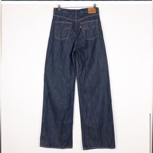 Levi ribcage wide leg jeans